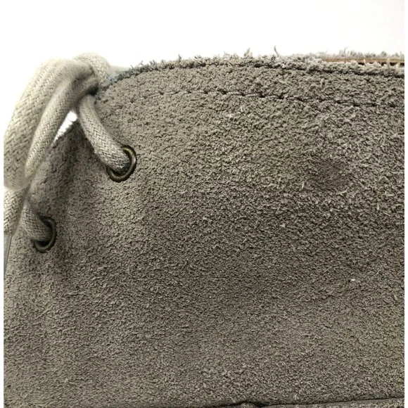 UGG Freamon Waterproof Suede Chukka Boots Mens Size 9 Grey Goat Leather Lining - Picture 12 of 14